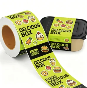Customized UV-Resistant Waterproof Self-Adhesive Frozen Food Labels and Safety Stickers