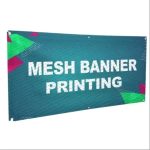Customized Vinyl Banner Outdoor Advertising Wind Resistant Waterproof Banner PVC Mesh Banner for Party Decoration