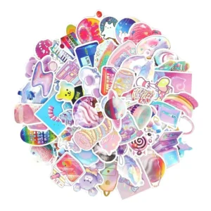 Customized Water-Resistant PVC Holiday Die-Cut Decorative Stickers