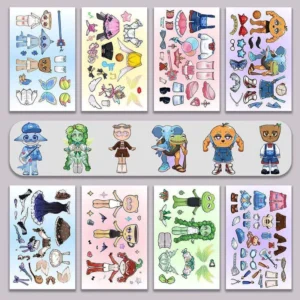 Customized Waterproof PVC Glossy Round Adhesive Stickers with UV Coating, 100 Pieces