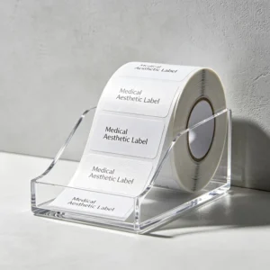 Customized Waterproof Self-Adhesive Labels with Gold Foil Hot Stamping