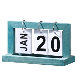 Customized Wooden Desk Calendar with New Design Printing