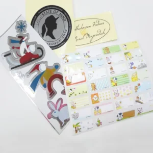 Cute Cartoon Decoration Stickers 40pcs/pack Boxed Paper Stickers for Holiday Use