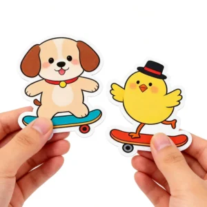 Cute Vinyl Stickers Custom UV Resistant Waterproof PVC Die Cut Stickers for Laptop Skateboard