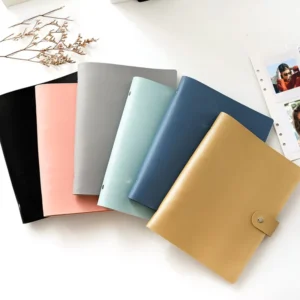 DIY 3 Inch 360 Leather Photo Album Self-Adhesive Inner Pages Mini11 EVO 8 9 7s 25 90 Photo Book