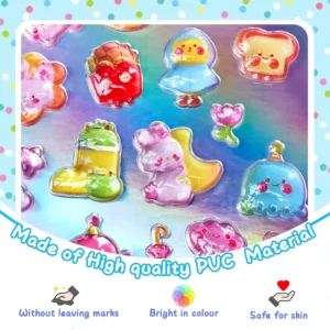 DIY 3D Cartoon Epoxy Decorative Stickers for Kids