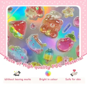 DIY 3D Cartoon Epoxy Decorative Stickers for Kids