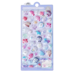 DIY 3D Relief Handmade Fun Stickers Customizable Eco-Friendly Waterproof Paper Suitable for Mobile Phone Shell