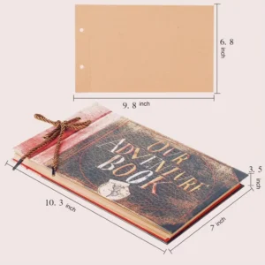 DIY Adventure Book Photo Album Scrapbook Anniversary Gift for Couple Scrapbooking Paper