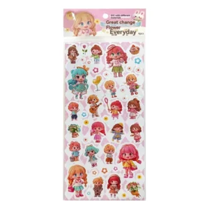 DIY Anime Decorative Stickers, 4-Color Printing Process