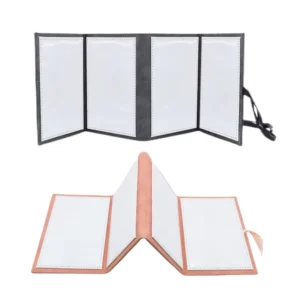 DIY Customized Logo Foldable PU Leather Sublimation Blank Photo Album