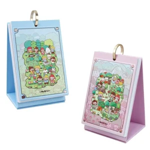 DIY Free standing Paper Weekly Calendar Handmade Cute Desktop Ornament Notebook Check in