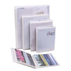 DIY Photo Album 2×6 and 4×6 Inches Transparent PVC Cover for Weddings, Kids, Students, and Families