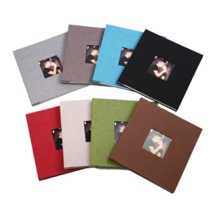 DIY Wedding Photo Frame Memory Scrapbook Book with Window Photo Album