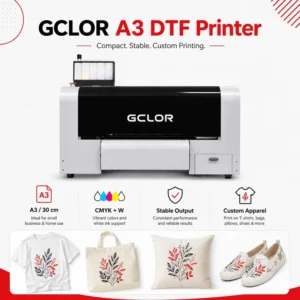 DTF A3 Printer GC-A3 XP600 30cm 2xXP600 for T-Shirt Garment Heat Transfer Printing