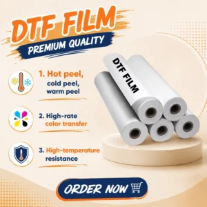 DTF Film White Ink Printing Film Heat Transfer for T-Shirts