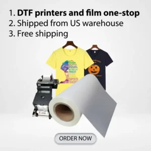DTF Heat Transfer Film Roll PET Cold Peel Printing Material for Apparel and Textiles