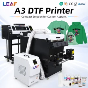 DTF PET Film Printer 30cm 33cm 42cm 45cm 60cm A3 A2 A1 White Ink Heat Transfer Machine for Garment T-Shirt Printing