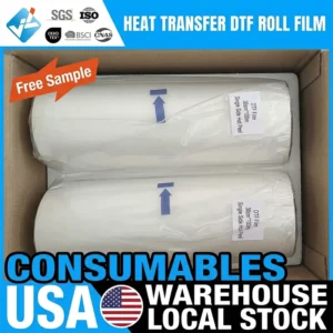 DTF PET Film Roll, 30/33/60cm, 13in, Hot Peel, for Inkjet Printers and DTF Transfers