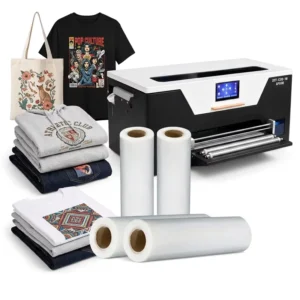 DTF PET Film Roll 75μ Matte Single or Double-Sided Hot or Cold Peel 30cm A3 for T-Shirt Heat Transfer Printing