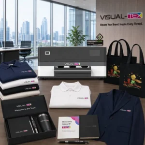 DTF Printer A3 for Office Uniforms, PET Film Transfer, White Ink CMYK, F1080 PrecisionCore