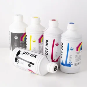DTF Printing Ink Water based Pigment Ink with Polyurethane Binder Heat Transfer Digital Printing