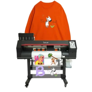 DTF T-Shirt Printer, Heat Transfer PET Film Printing Machine with Shaking Powder Machine, No-Cut