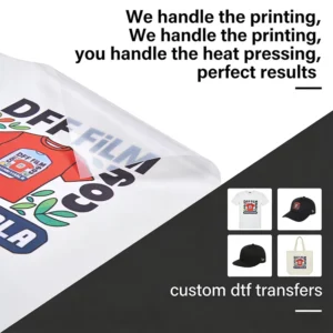 DTF Transfer Designs Sticker Heat Transfer Labels Custom Plastisol Ink Screen Print Transfers for Clothing