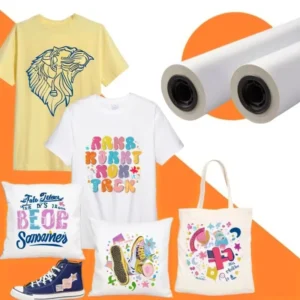 DTF Transfer Film (PET) Clothing Print 30/60cm Roll Single/Double Layer Digital Printing Hot/Warm/Cool Peel 99% Transfer