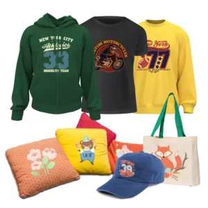 DTG and DTF Garment Printing Processing, White Ink Direct Injection, Thermal Transfer