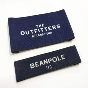 Damask Custom Garment Woven Labels for Clothing Manufacturer