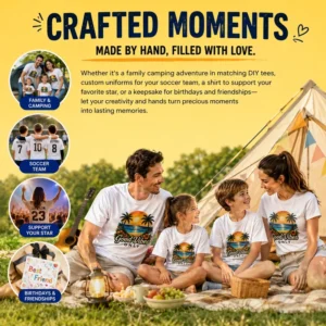 Dark-Colored High-Temperature Heat Transfer Paper for DIY Family Outfits