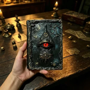 Dark Fantasy Cthulhu Arcane Eye DND A6 Vintage Journal Notebook For Role Playing Games