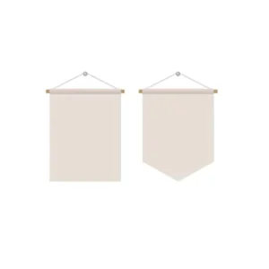 Decoration Custom Logo Canvas Pennant Banner Cloth Wall Advertising Display of Any Size Custom Add Text Photo Wall Hang Flag