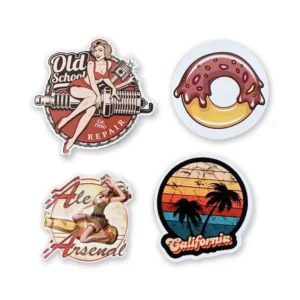 Decoration Self Adhesive Sticker Waterproof Cartoon Cute Vinyl Die Cut Printing Sticker Pack Custom