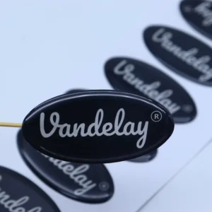 Decoration Sticker Premium Epoxy Resin 3D Stickers Dome Drop Plastic Logo Decals for Auto Decor