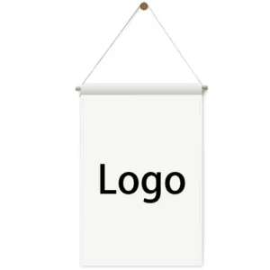 Decorative Cotton Canvas Hanging Scroll Banner