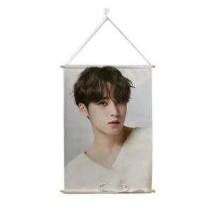 Decorative Cotton Canvas Hanging Scroll Banner for Party