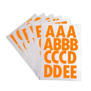 Decorative Sticker Eco Friendly UV Resistant Self Adhesive Vinyl Letter Decals for Craft Journal Decoration