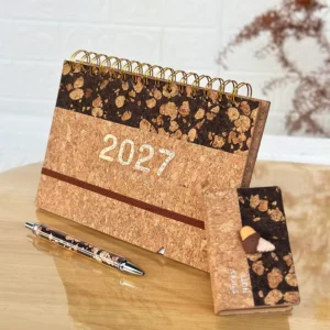 Desk Calendar Made from Coffee Grounds Material with Coffee Aroma and Magnets