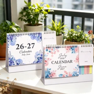 Desk Flip Calendars Custom Logo Factory FSC Certified Multifunctional Planner Table Calendars For Office