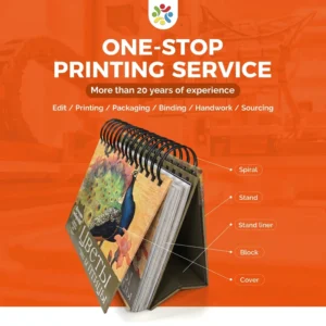 Desk Quotes Advent Calendar Blessings and Prayers Desktop Calendar Manufacturer Custom 365 Day Tear Off Calendar Printing