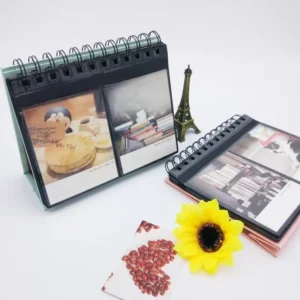 Desk-Standing Photocard Binder Display Mini Photo Album with Pockets