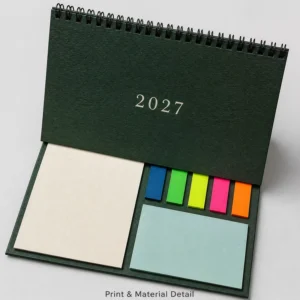 Desktop Company Calendar Sticky Notes Index Set Office Stationary Business Agenda Monthly Desk Calendar Planner Custom