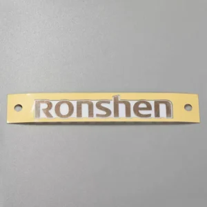 Diamond-Cut Aluminum Metal Nameplate, Spraying Technology