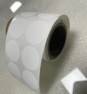 Die-Cut Blank Eggshell Label Sheets, Holographic Kiss-Cut Black Colored Eggshell Stickers Rolls