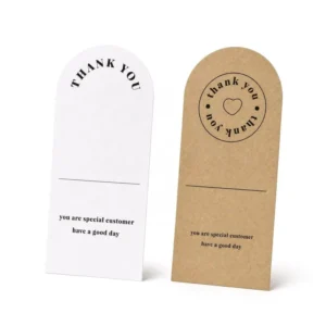 Die Cut Custom Paper Thank You Sealing Label for Gift Box Packaging FSC Certified Eco Friendly