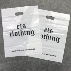 Die-Cut Eco-Friendly Custom Design Plastic Shopping Bags with Logo Printing