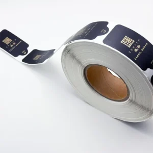 Die-Cut Gold Foil Roll Labels, Custom Printed, Self-Adhesive, for Grocery and Food Packaging