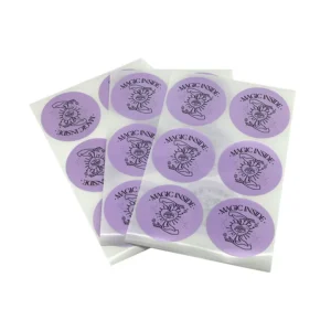 Die Cut Stickers Holographic Glossy Finish for Branding and Product Packaging